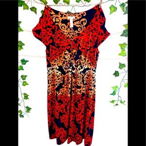 Soma Red and Black Dress Size (2)